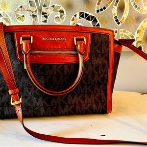 Michael Kors Brown Leather Bag